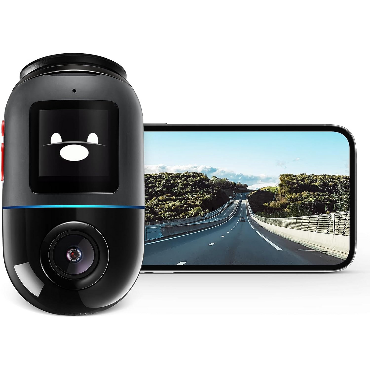 70mai Omni Dash Cam (X200) Rotación 360° eMMC de 128GB integrada Soporta 4G LTE
