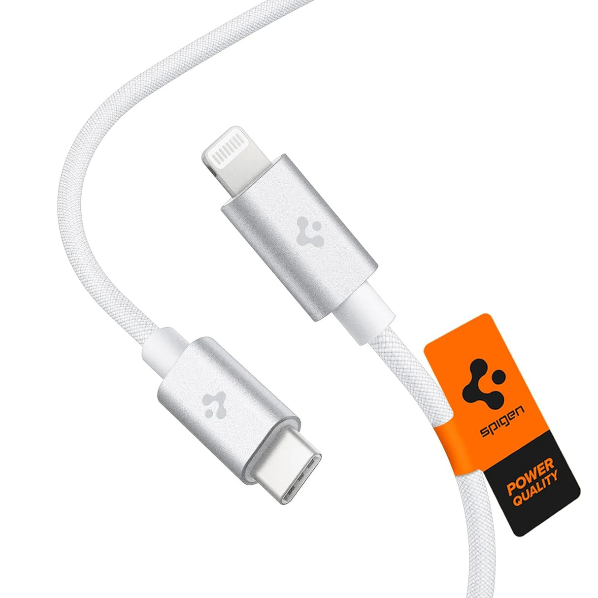 Spigen Cable Lightning a USB-C Certificado MFi de 2 metros para iPhone 8 al 14 Series, iPad, AirPods
