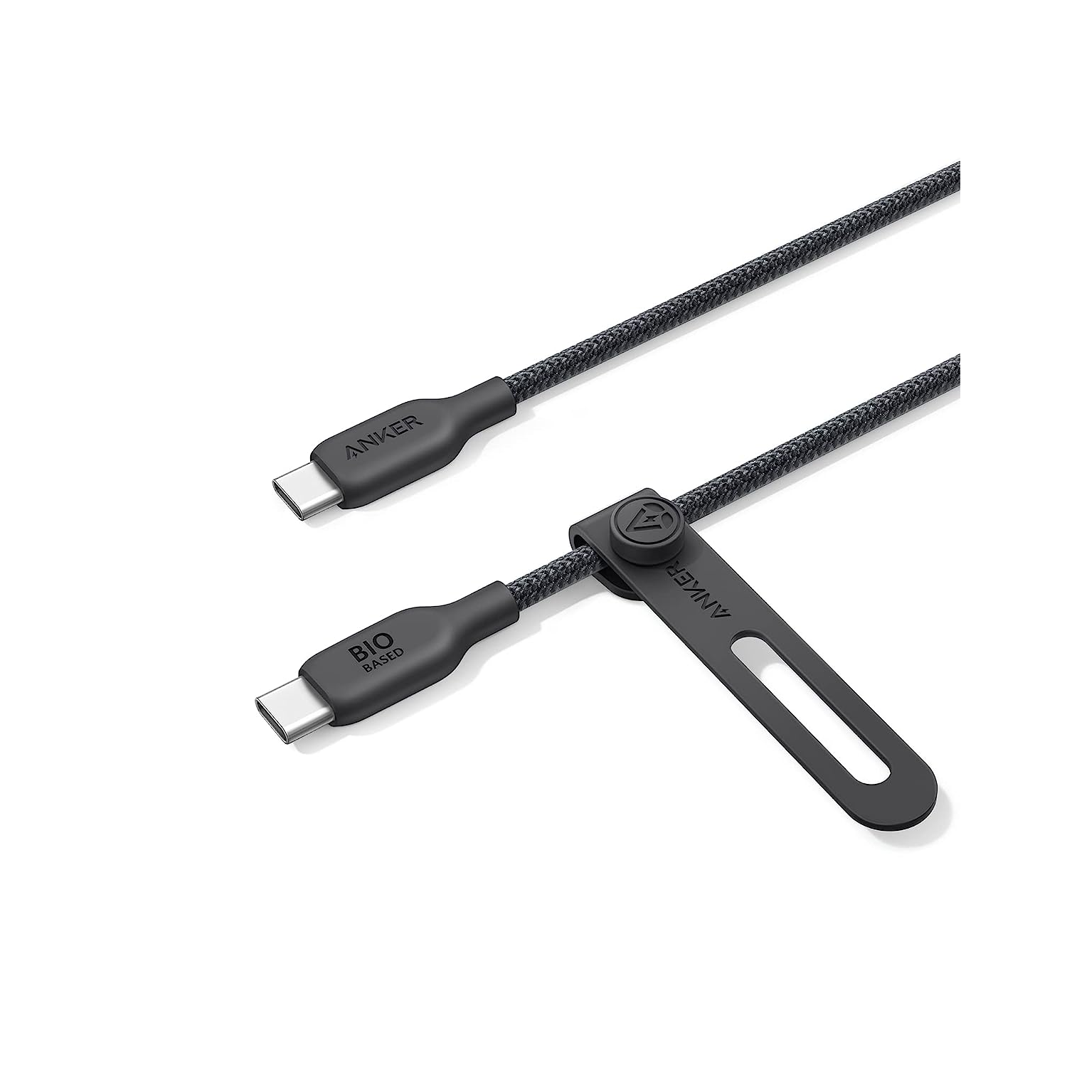 Anker 543 Cable USB-C a USB-C (140W) Bio-Nylon para MacBook Pro 2023, iPad Pro, iPad Air 4, Samsung Galaxy S22, y más (Negro)
