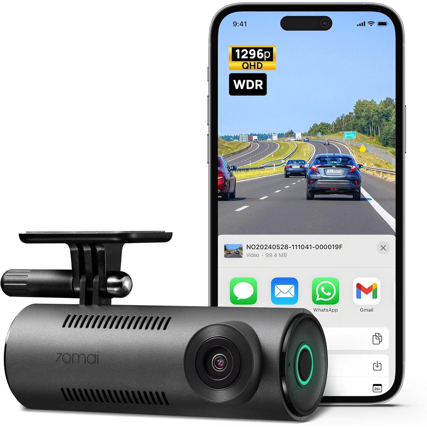 70mai Dash Cam M310 2K QHD