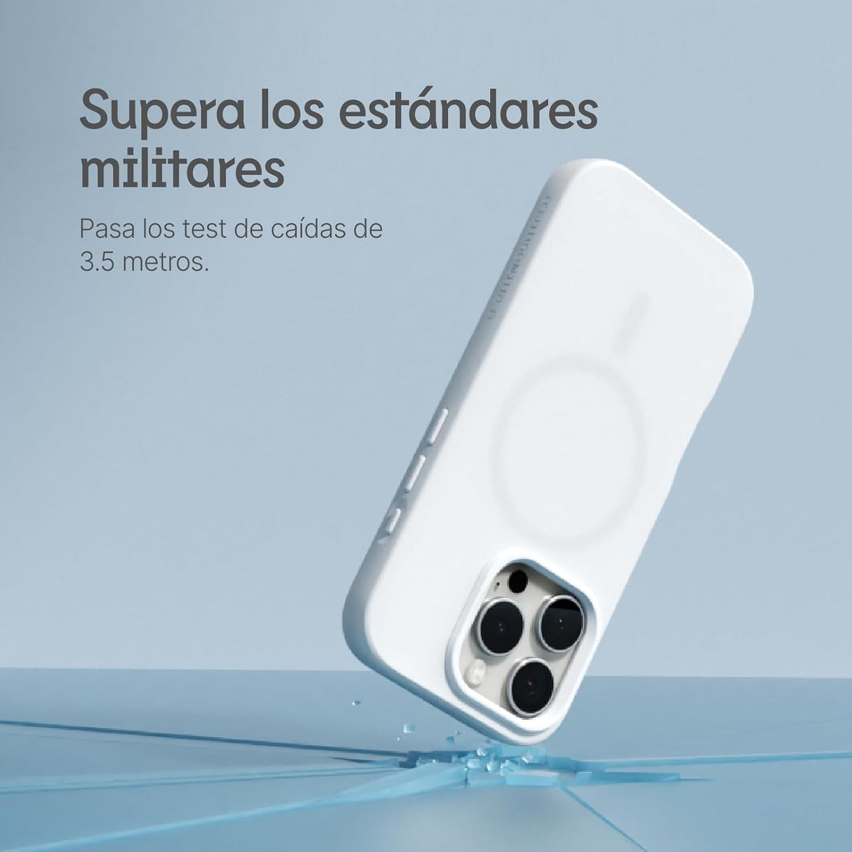 RhinoShield Funda SolidSuit MagSafe para iPhone 16 Pro, Protección Militar Anti-Golpes