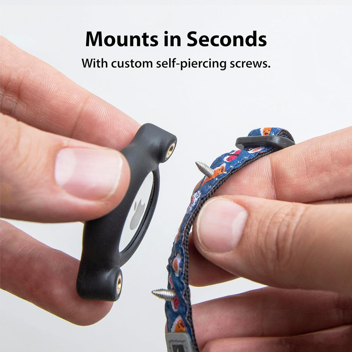 TagVault AirTag Soporte para Collar de Gato - No cuelga, también para perros pequeños