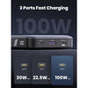 UGREEN 100W 20000mAh Power Bank Nexode 3-Puertos PD3.0, con pantalla para MacBook, Laptop, iPhone 15/14/13/12 Series, Samsung, AirPods y más