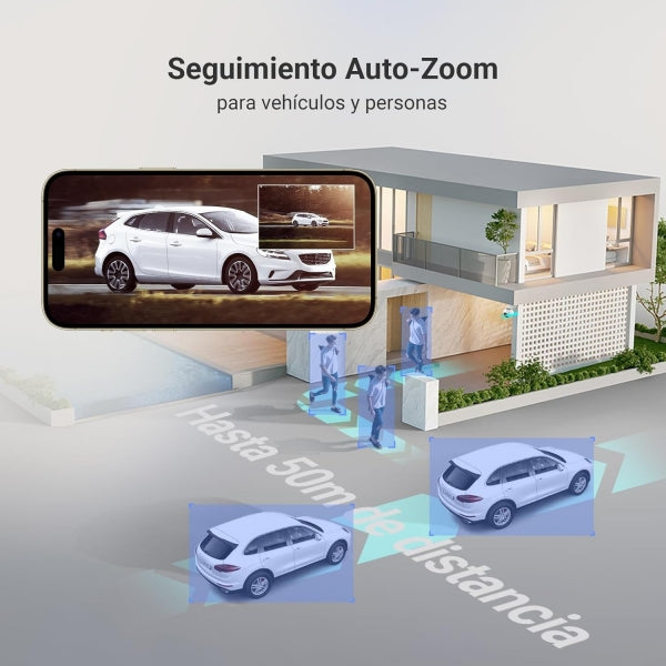 EZVIZ H80f Multi 2K⁺ Cámara Triple Lente Zoom 12x con Paneo e Inclinación