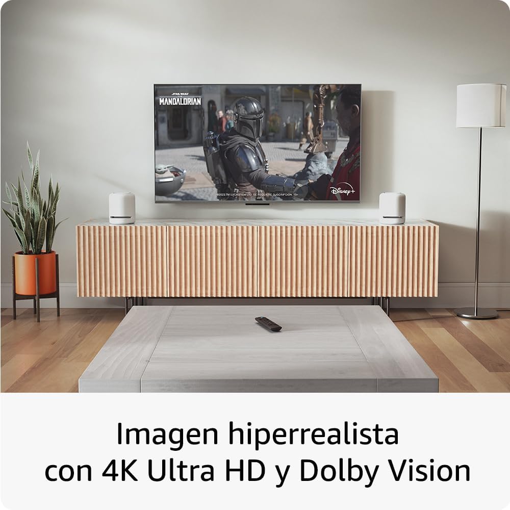 Amazon Fire TV Stick 4K Max (Fire OS - Android) | Dispositivo de streaming con Wi-Fi 6E y fondo ambiental