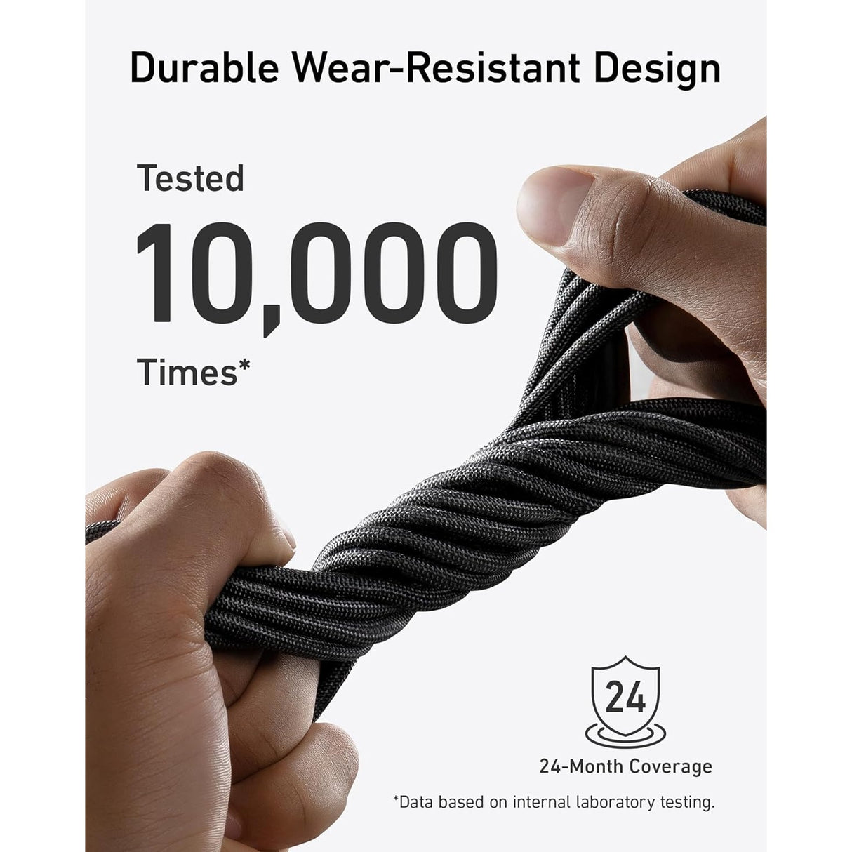 Anker 543 Cable USB-C a USB-C 240W 3 Metros (Bio-Braided)