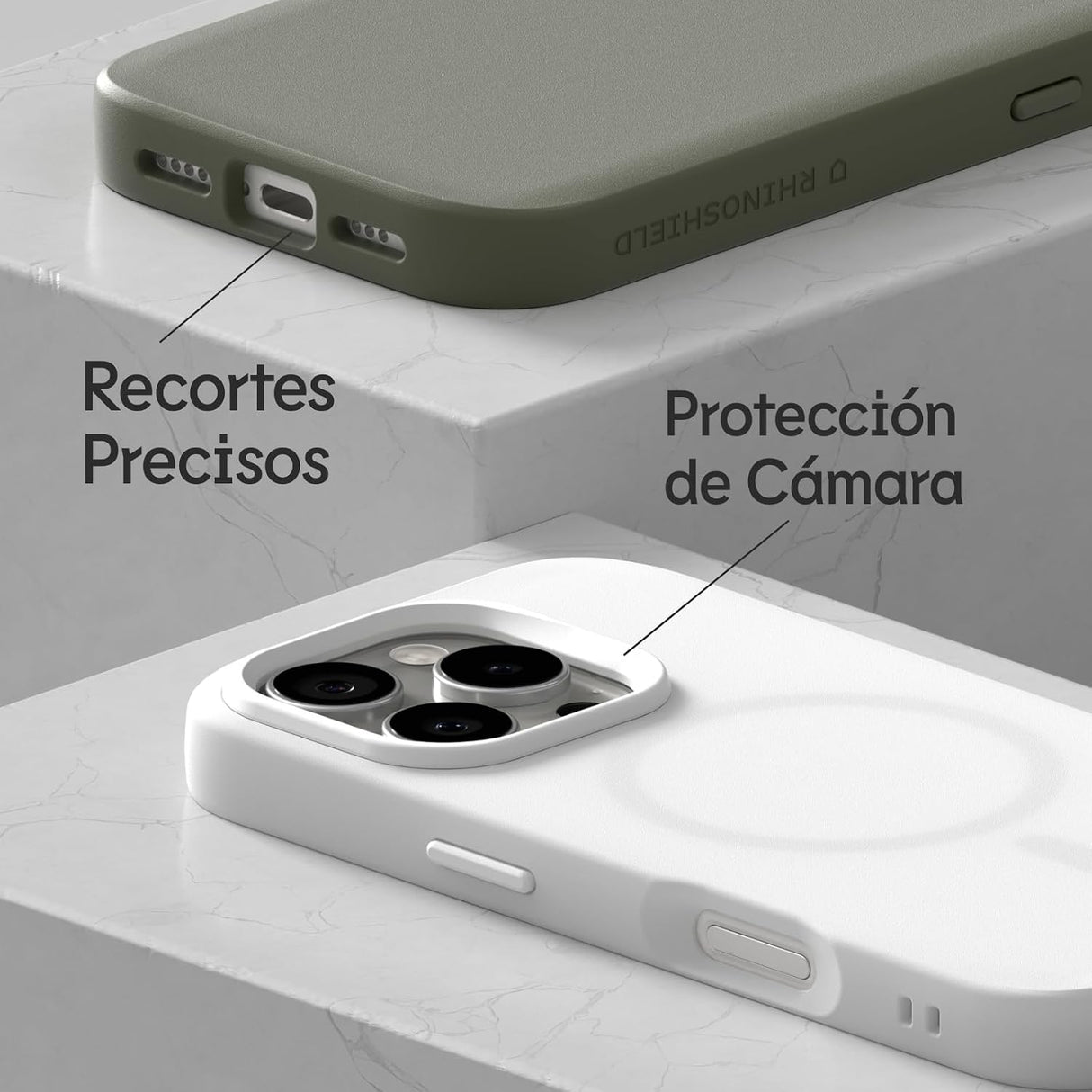 RhinoShield Funda SolidSuit MagSafe para iPhone 16 Pro, Protección Militar Anti-Golpes