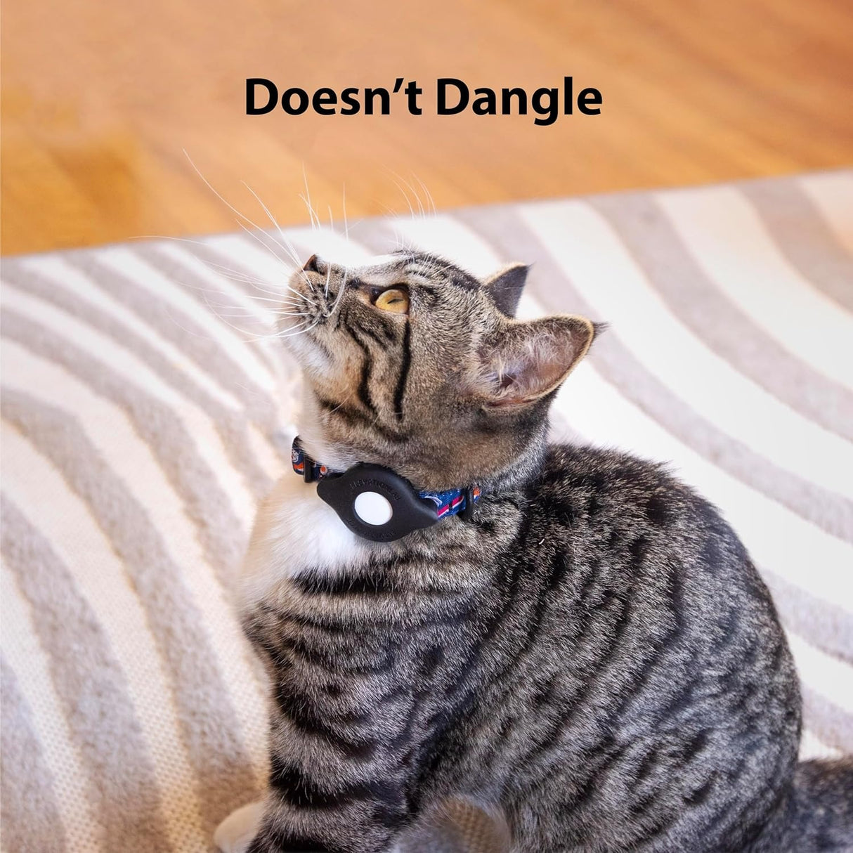 TagVault AirTag Soporte para Collar de Gato - No cuelga, también para perros pequeños