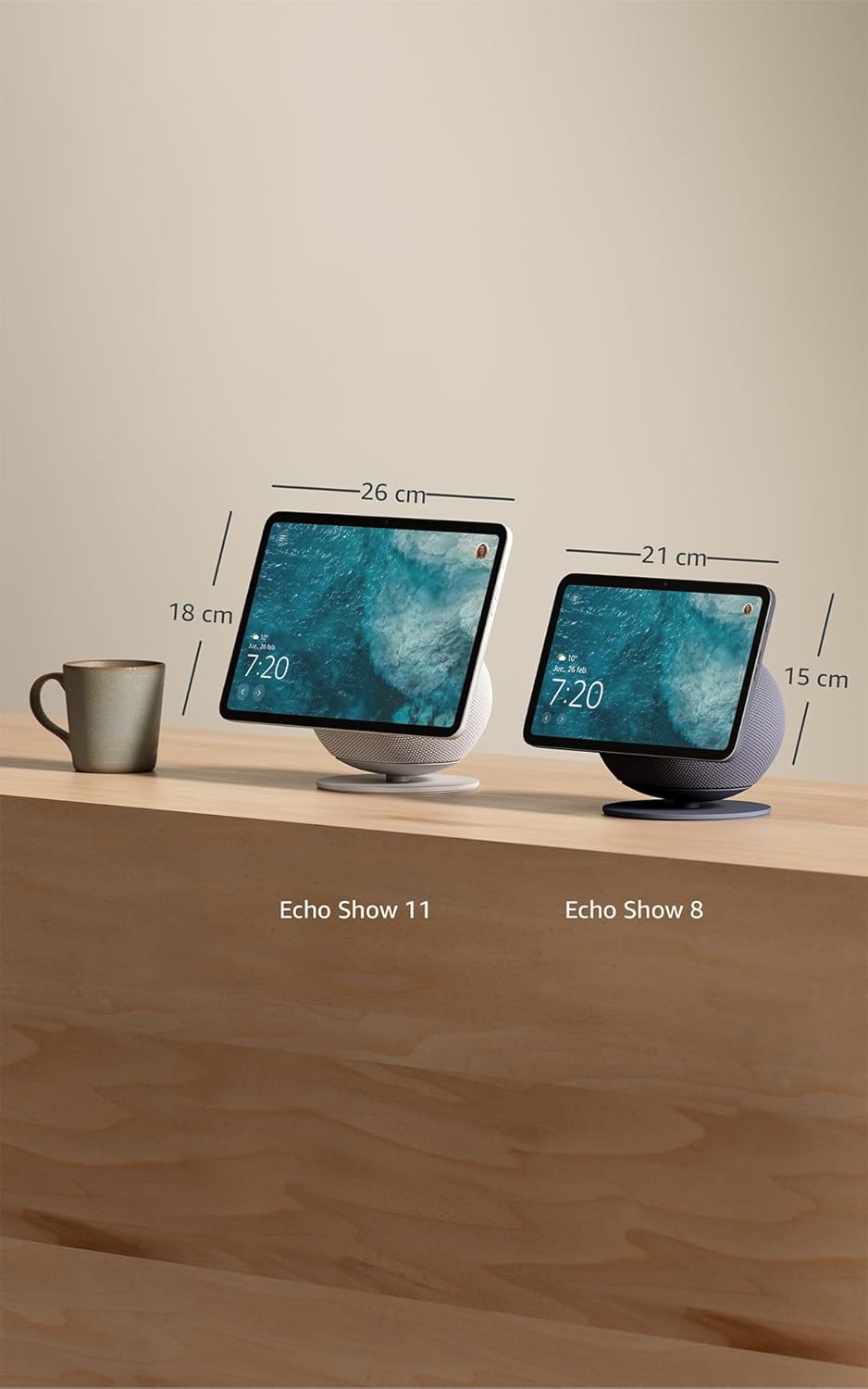 Amazon Echo Show 11 (última generación): pantalla HD de 11" con más área de visualización y audio espacial