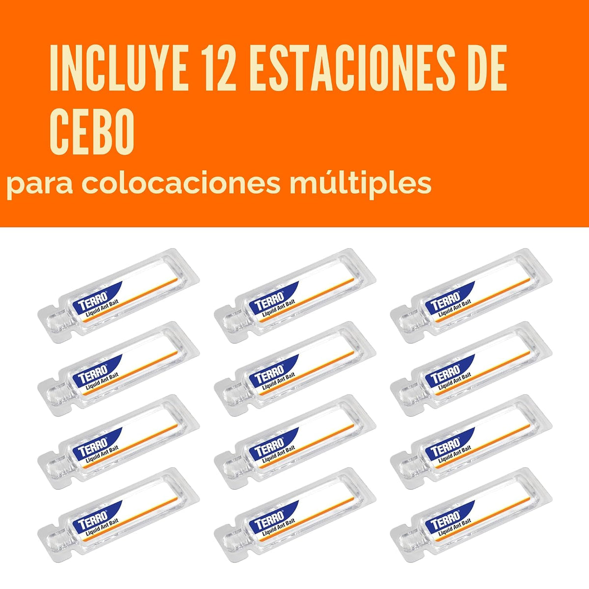 TERRO T300B Cebo Líquido para Hormigas 12 estaciones