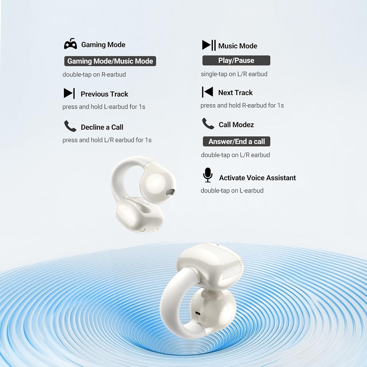 UGREEN Audífonos Open-Ear Bluetooth 5.4 - vista 8