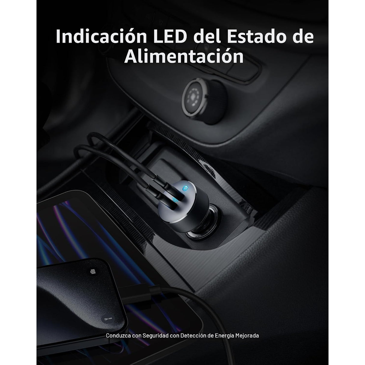 Anker Cargador para Carro 40W Series 5 Doble Puerto USB-C PowerIQ 3.0