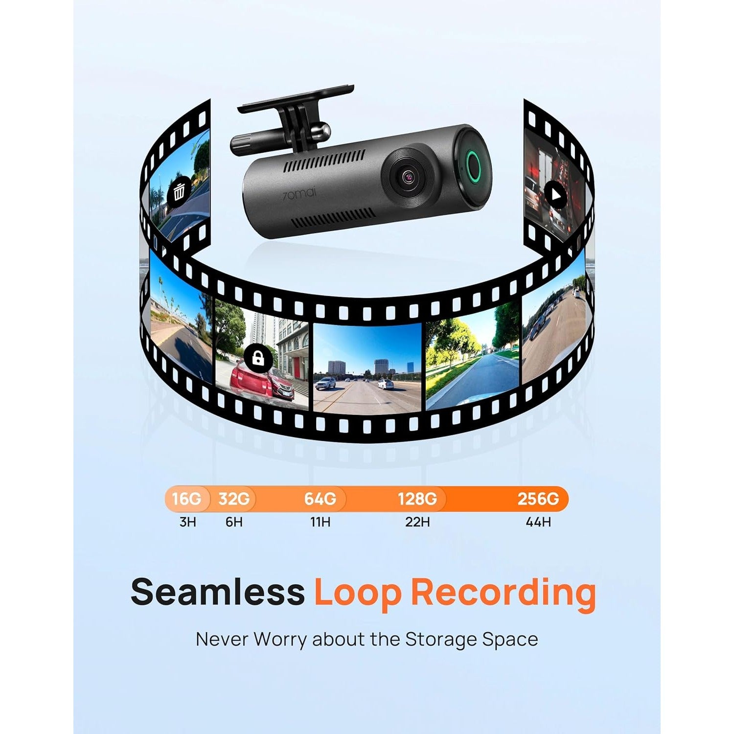 70mai Dash Cam M310 2K QHD