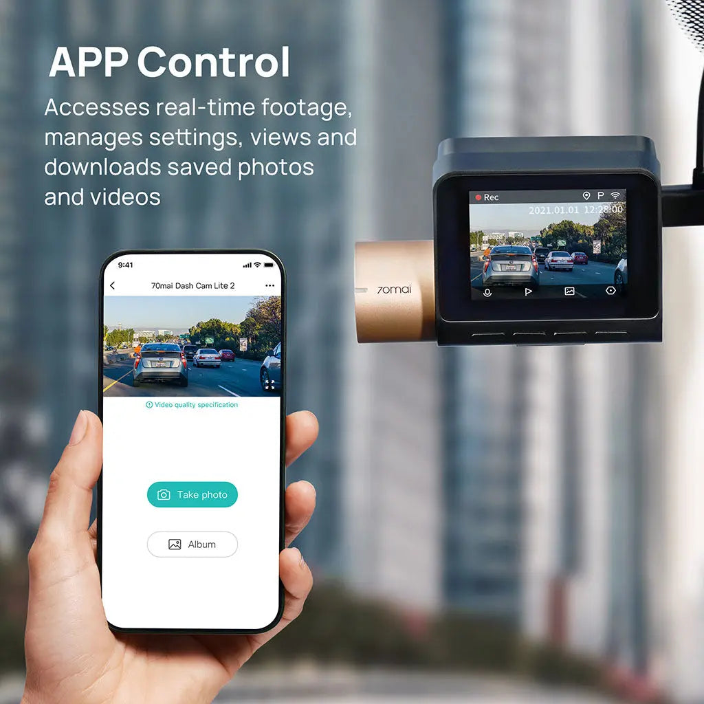70mai Dash Cam Lite 2 1080P