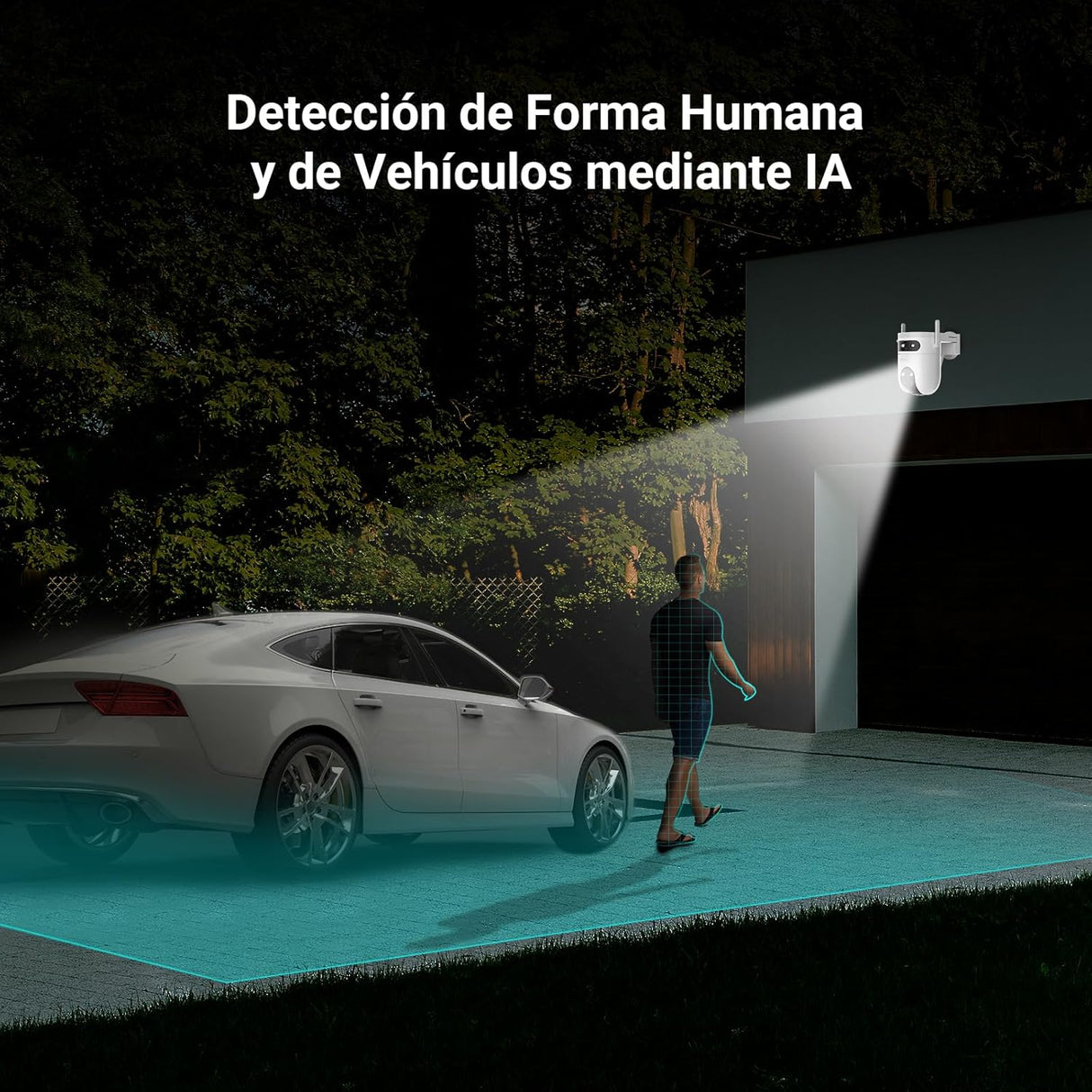 EZVIZ H9c Dual 2K Cámara Doble Lente 3MP con Paneo e Inclinación