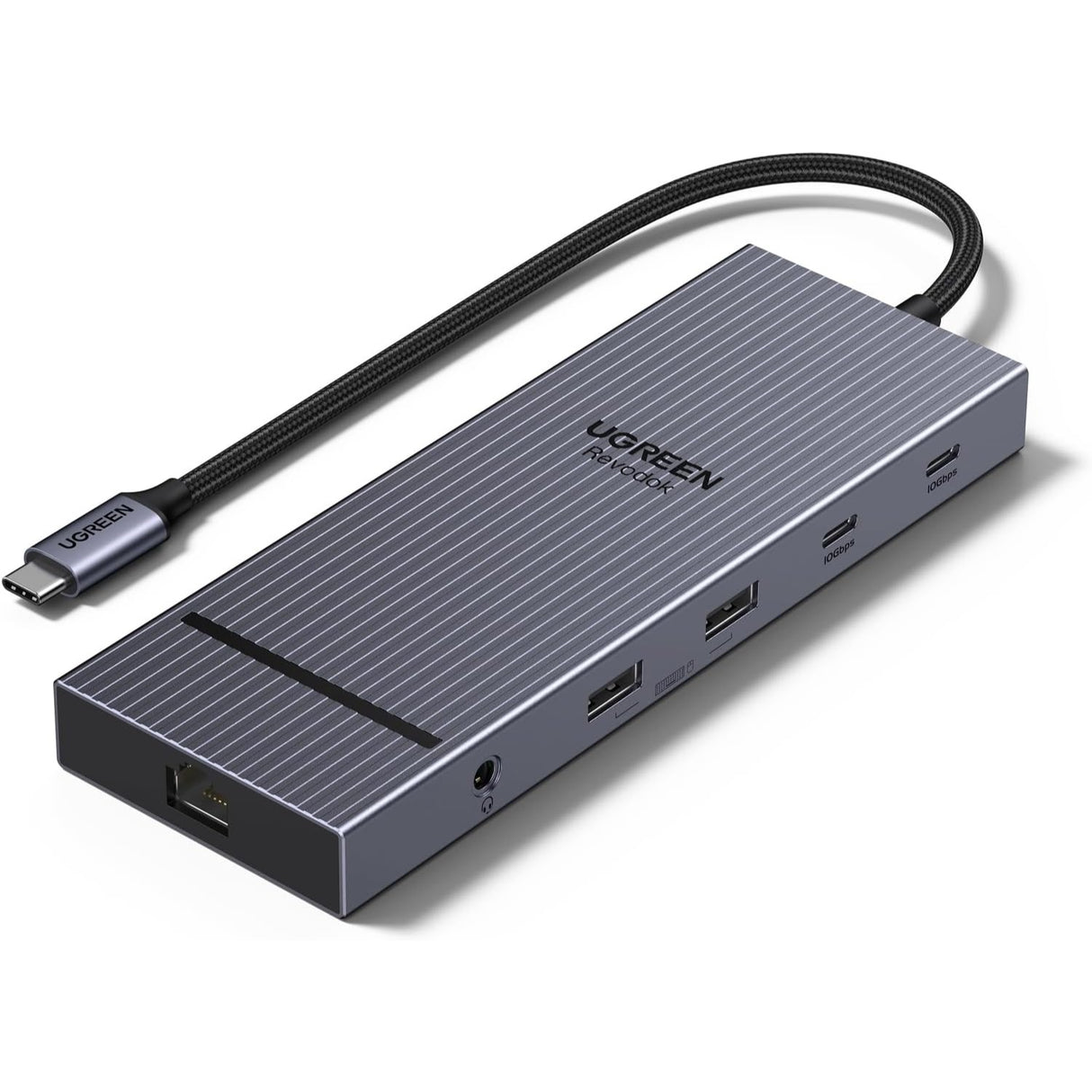 UGREEN Revodok Pro 12 en 1 Triple 4K Docking Station con 2 HDMI, DP, 2x10G USB C, 2×USB-A2.0, 100W PD, SD/TF, 1000Mbps Ethernet, 3.5MM Audio