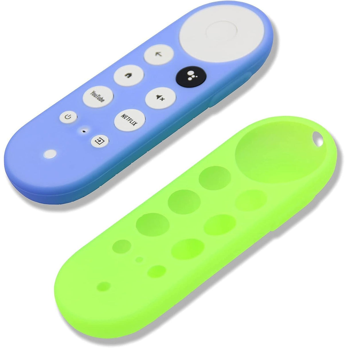 Case Protector para Control Remoto Chromecast Google TV Silicona Anti-Deslizante Paquete de 2