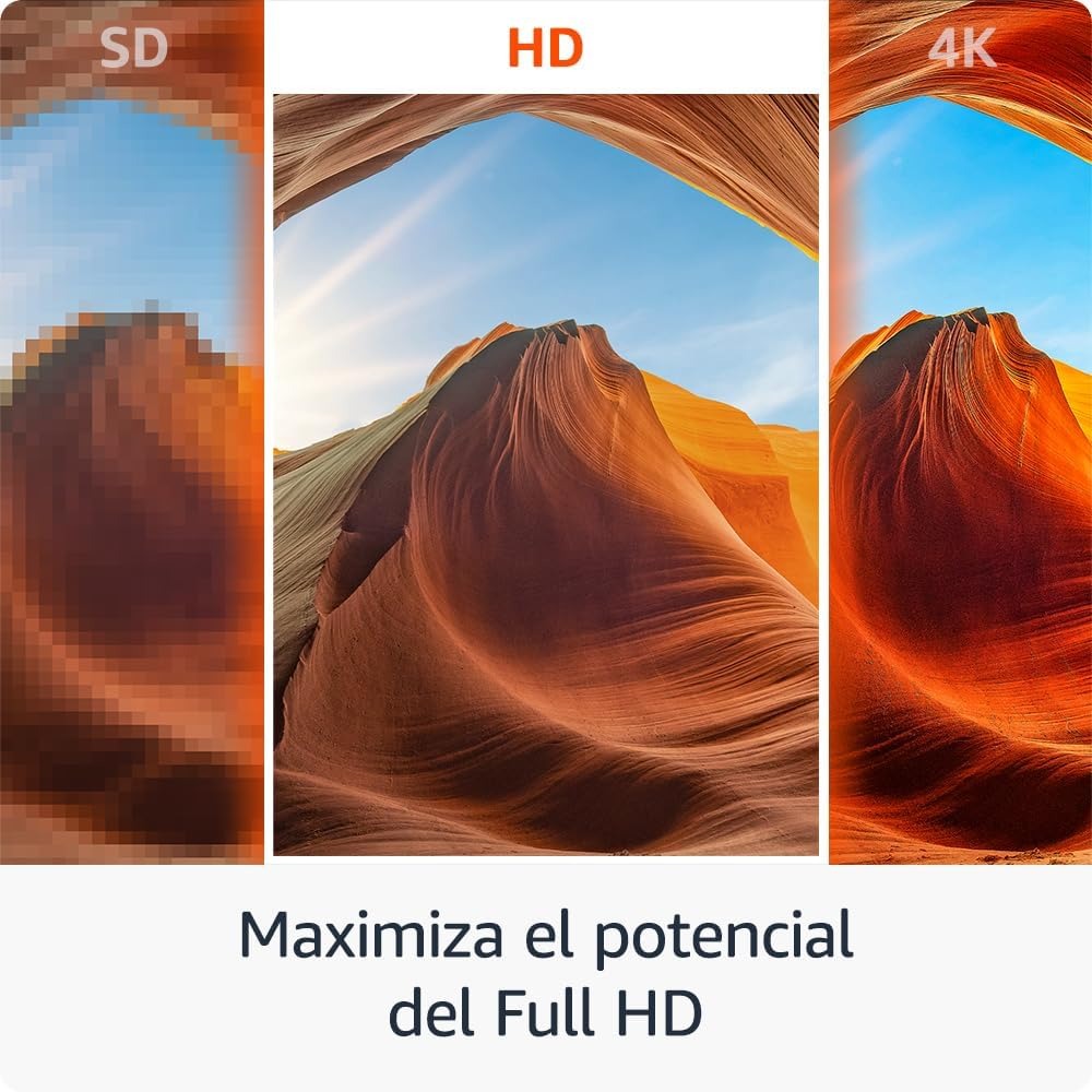 Amazon Fire TV Stick HD (Fire OS - Android) | con mando por voz Alexa, controles de Hogar digital y reproducción HD