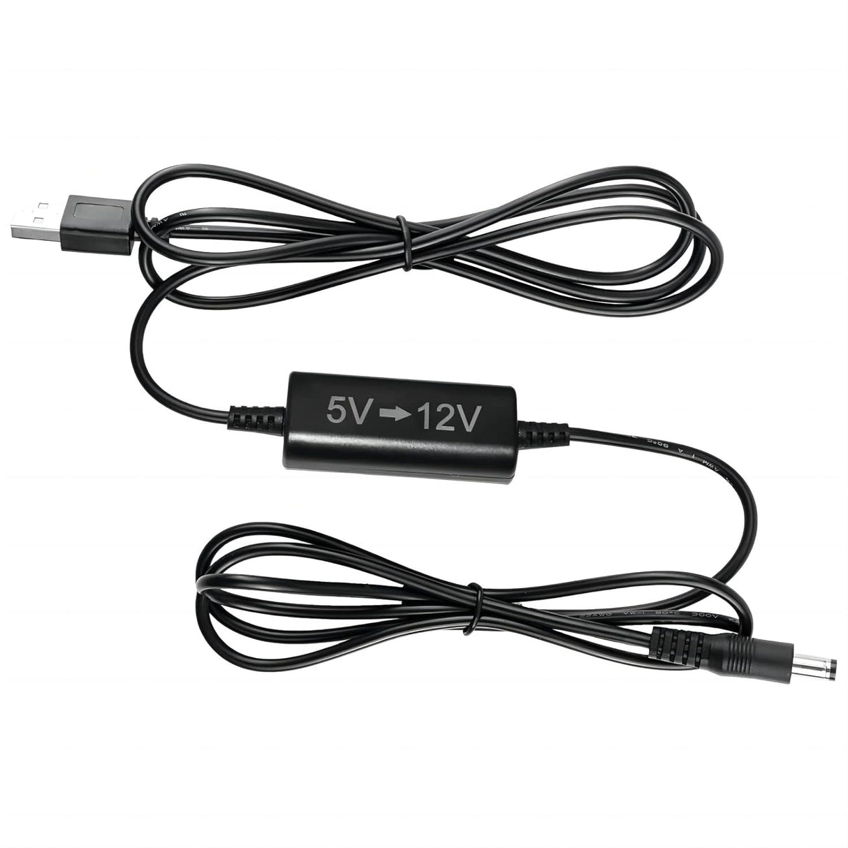 KUNCAN USB 5V a 12V DC Cable Adaptador Step Up (12V 1A Max) 1 Metro