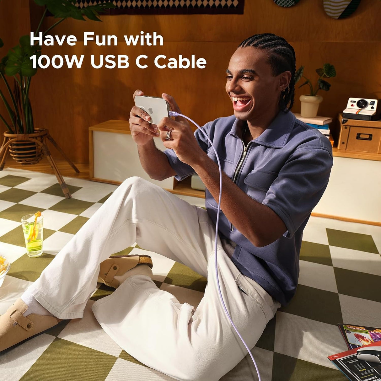 UGREEN Uno 100W Cable USB-C a USB-C Carga Rápida con Pantalla LED 2 Metros