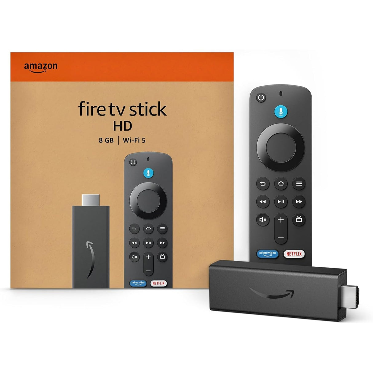 Amazon Fire TV Stick HD (Fire OS - Android) | con mando por voz Alexa, controles de Hogar digital y reproducción HD