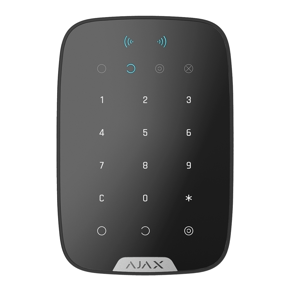 Ajax KeyPad Plus Teclado Inalámbrico compatible con Tarjetas y Llaveros
