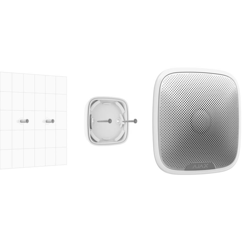 Ajax StreetSiren Sirena Exterior Inalámbrica