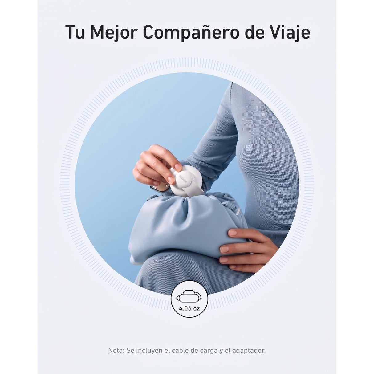 Anker MagGo Estación de Carga Inalámbrica MagSafe (3 en 1 pad plegable) Certificado 15W Qi2 con Adaptador y Cable