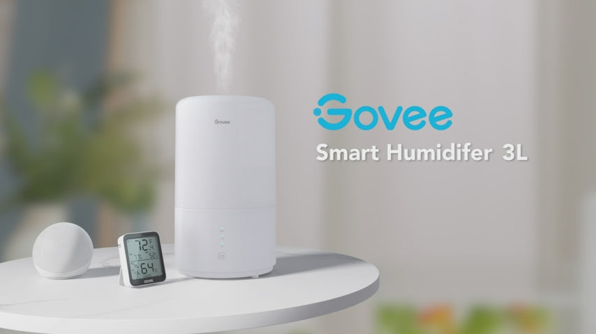 GOVEE Smart 3L Humidificador Inteligente Compatible con Alexa y Google Assistant