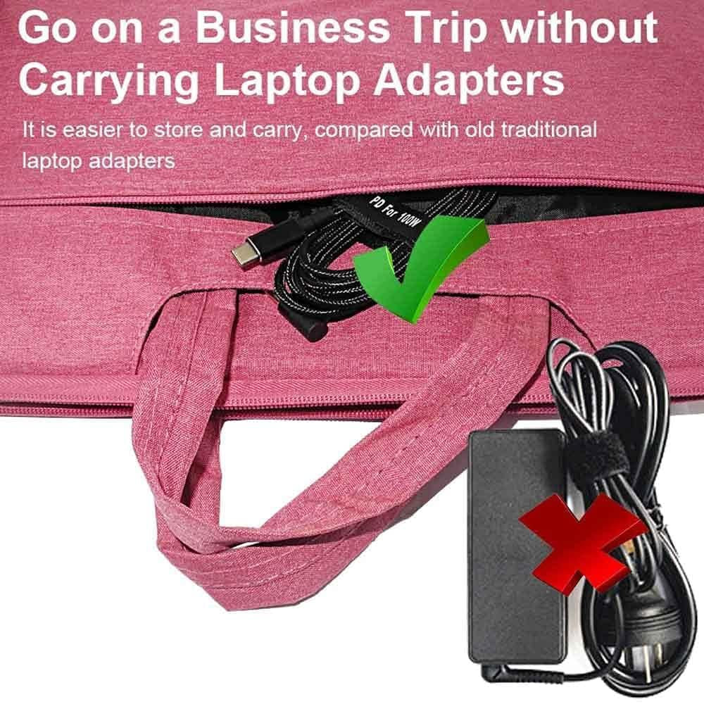 TASUMATO USB-C a 4.5mm Cable de Carga para Laptop 100W PD 1.8 Metros