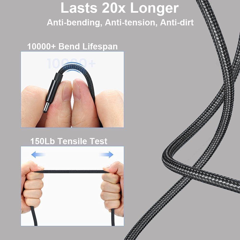 TASUMATO USB-C a 4.5mm Cable de Carga para Laptop 100W PD 1.8 Metros