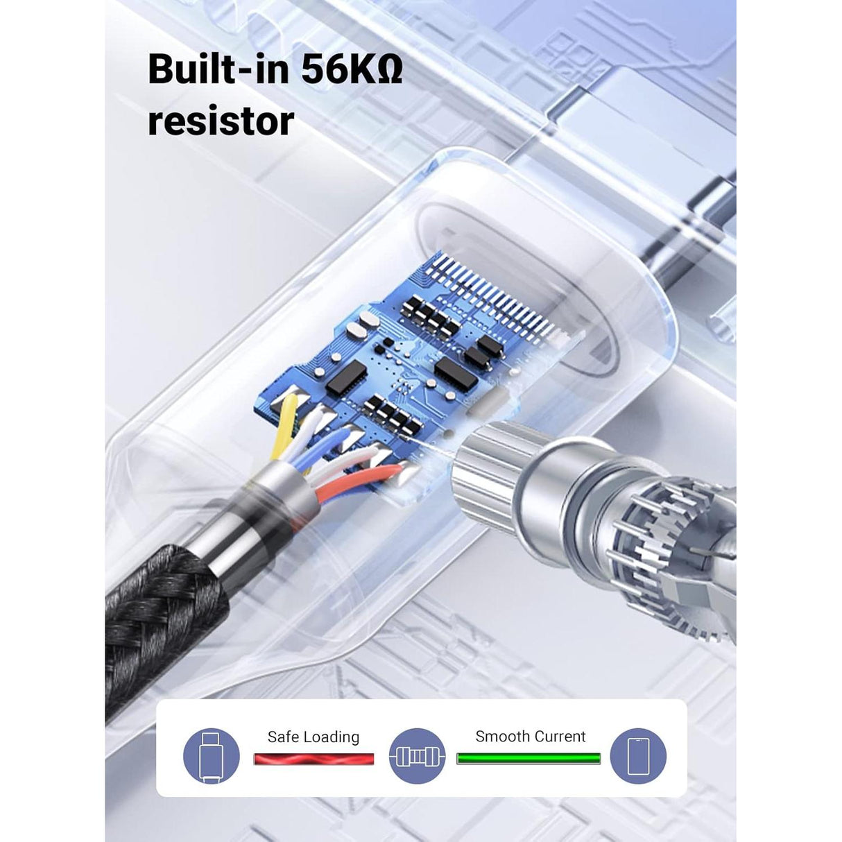 UGREEN Cable USB-A a USB-C Trenzado de Carga Rápida 3 Metros