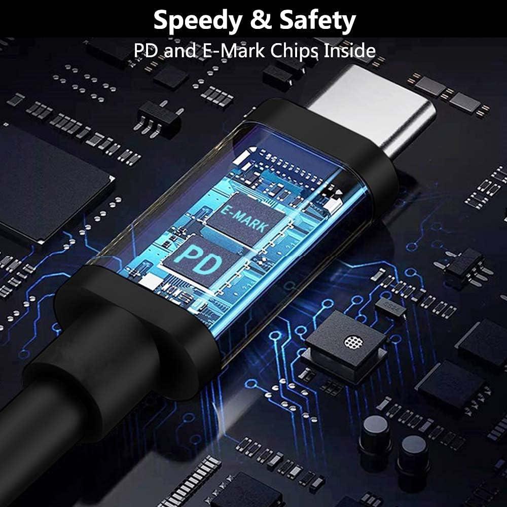 TASUMATO USB-C a 4.5mm Cable de Carga para Laptop 100W PD 1.8 Metros