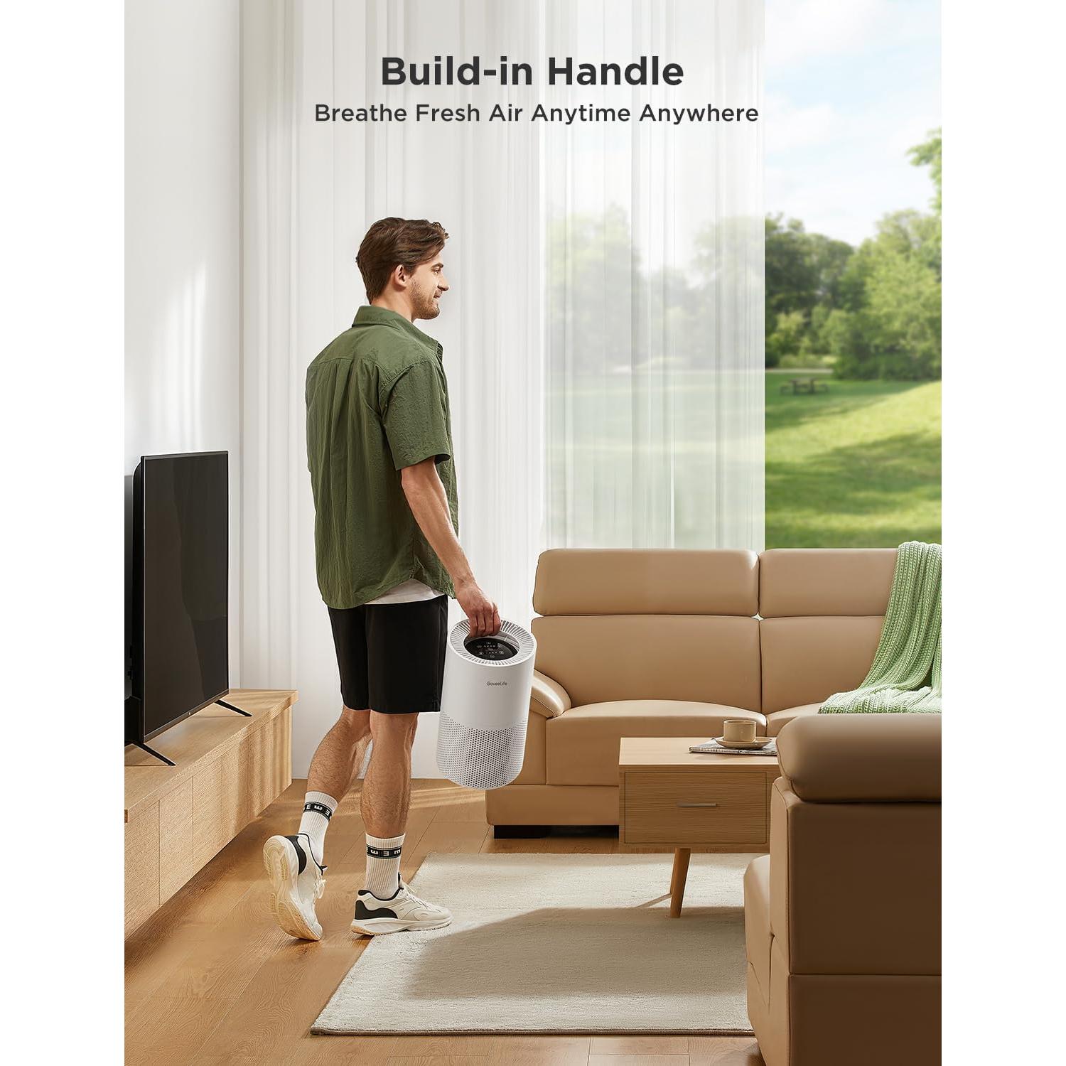 GoveeLife Smart Air Purifier 2 Pro, HEPA cubre hasta 108m²