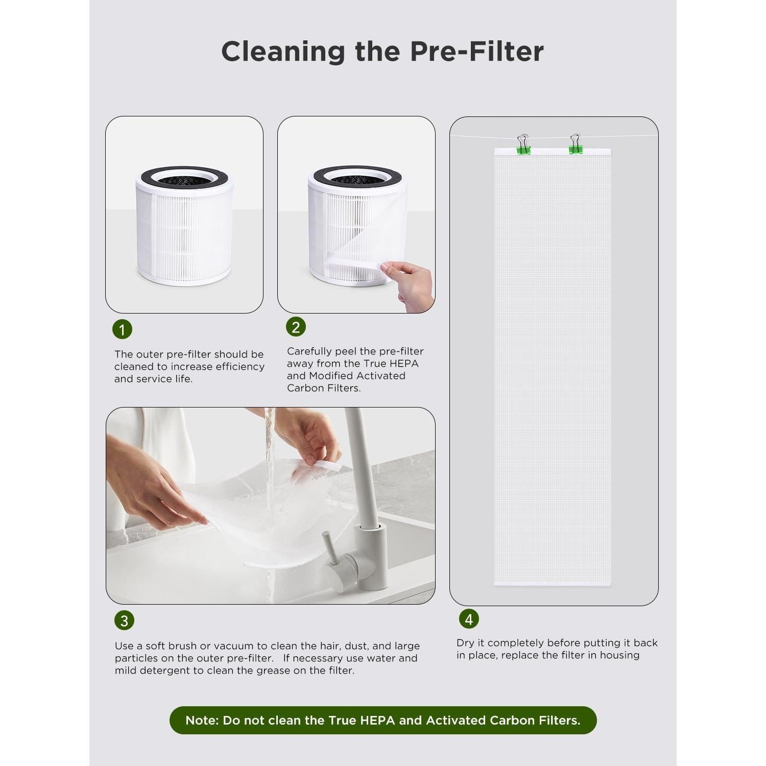 GoveeLife Smart Air Purifier 2 Pro, HEPA cubre hasta 108m²