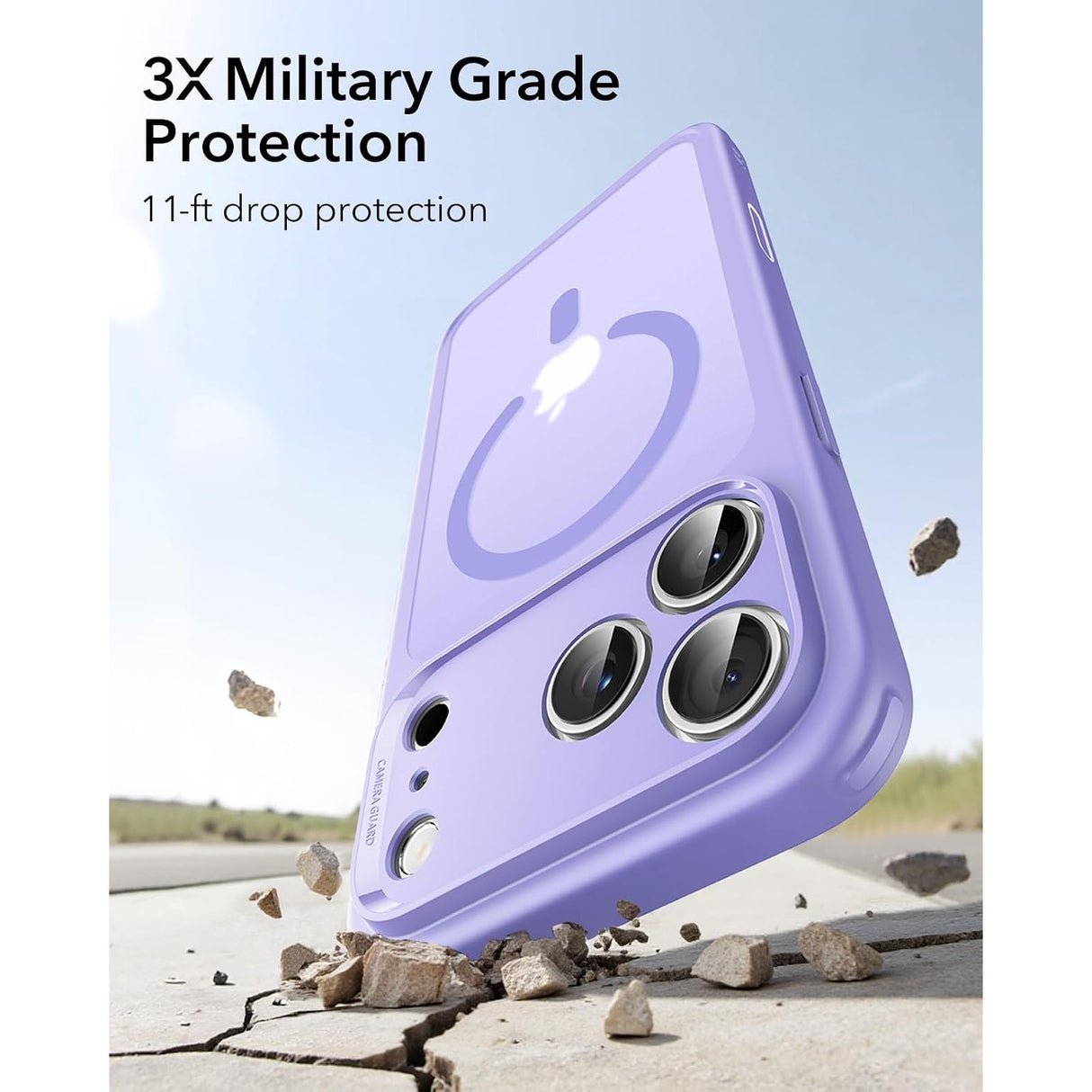 ESR iPhone 17 Pro Max Classic Hybrid Case con MagSafe y Control de Cámara Protección Grado Militar Esmerilado
