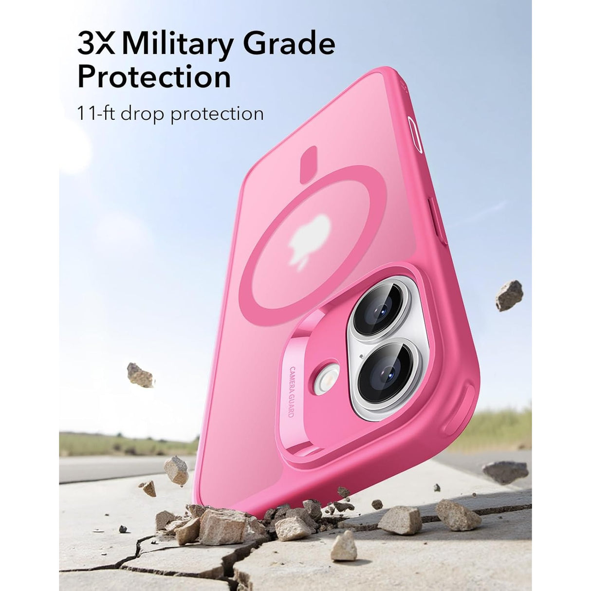 ESR iPhone 17 Classic Hybrid Case con MagSafe y Control de Cámara Protección Grado Militar Esmerilado