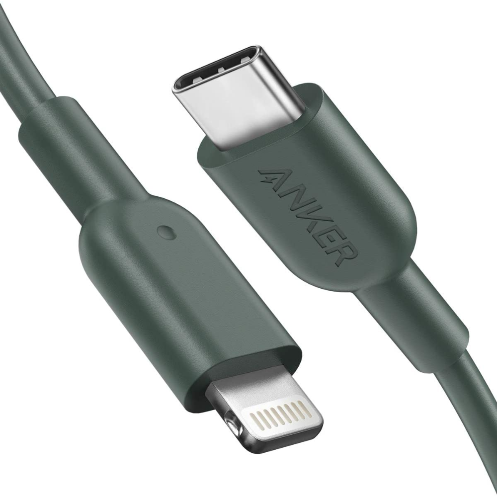 Anker Powerline II Cable 1.8 Metros USB-C a Lightning para iPhone, iPad, AirPods (Certificado MFi)