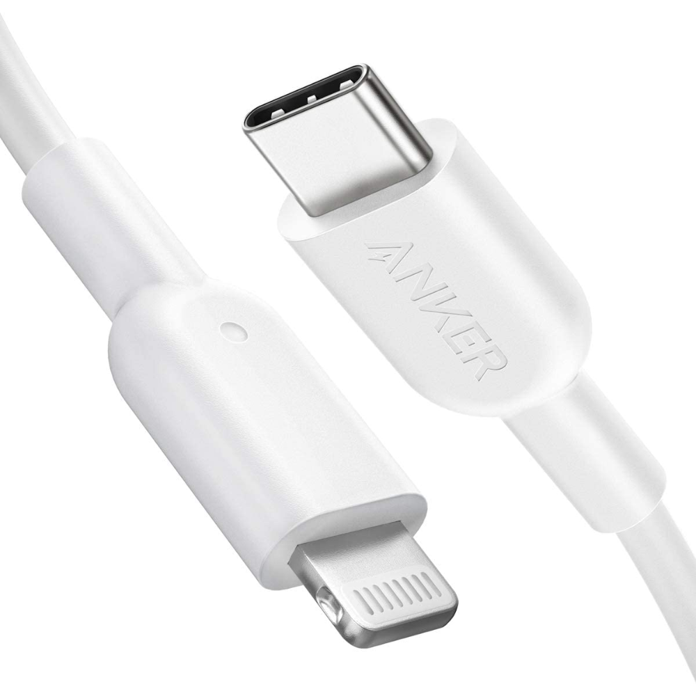Anker Powerline II Cable 1.8 Metros USB-C a Lightning para iPhone, iPad, AirPods (Certificado MFi)