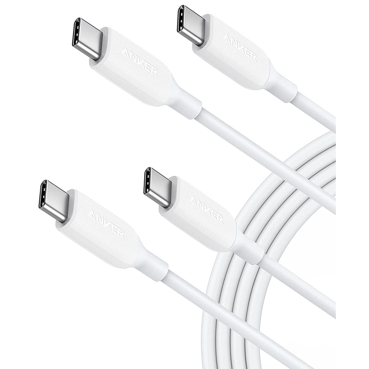 Anker Powerline III Cable 1.8 Metros USB-C a USB-C 100W Carga Rápida (Pack de 2)