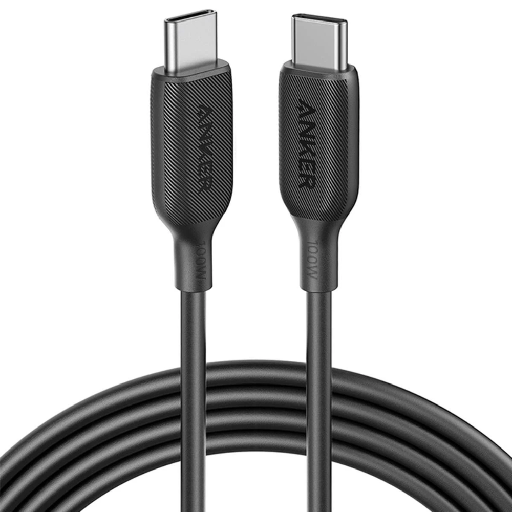 Anker Powerline III Cable 1.8 Metros USB-C a USB-C 100W Carga Rápida