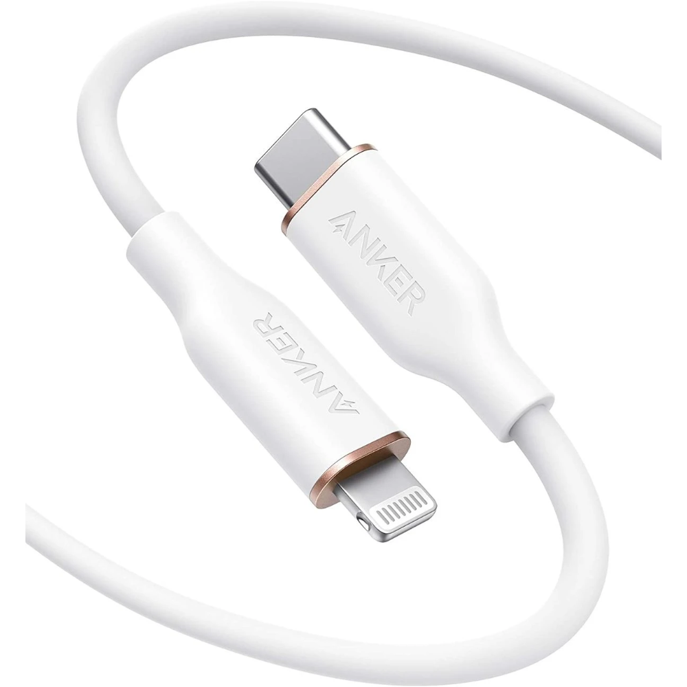 Anker Powerline III Flow Cable USB-C a Lightning para iPhone 12 Pro/11/X/XS/XR/ 8 Plus, AirPods Pro (Certificado MFi)