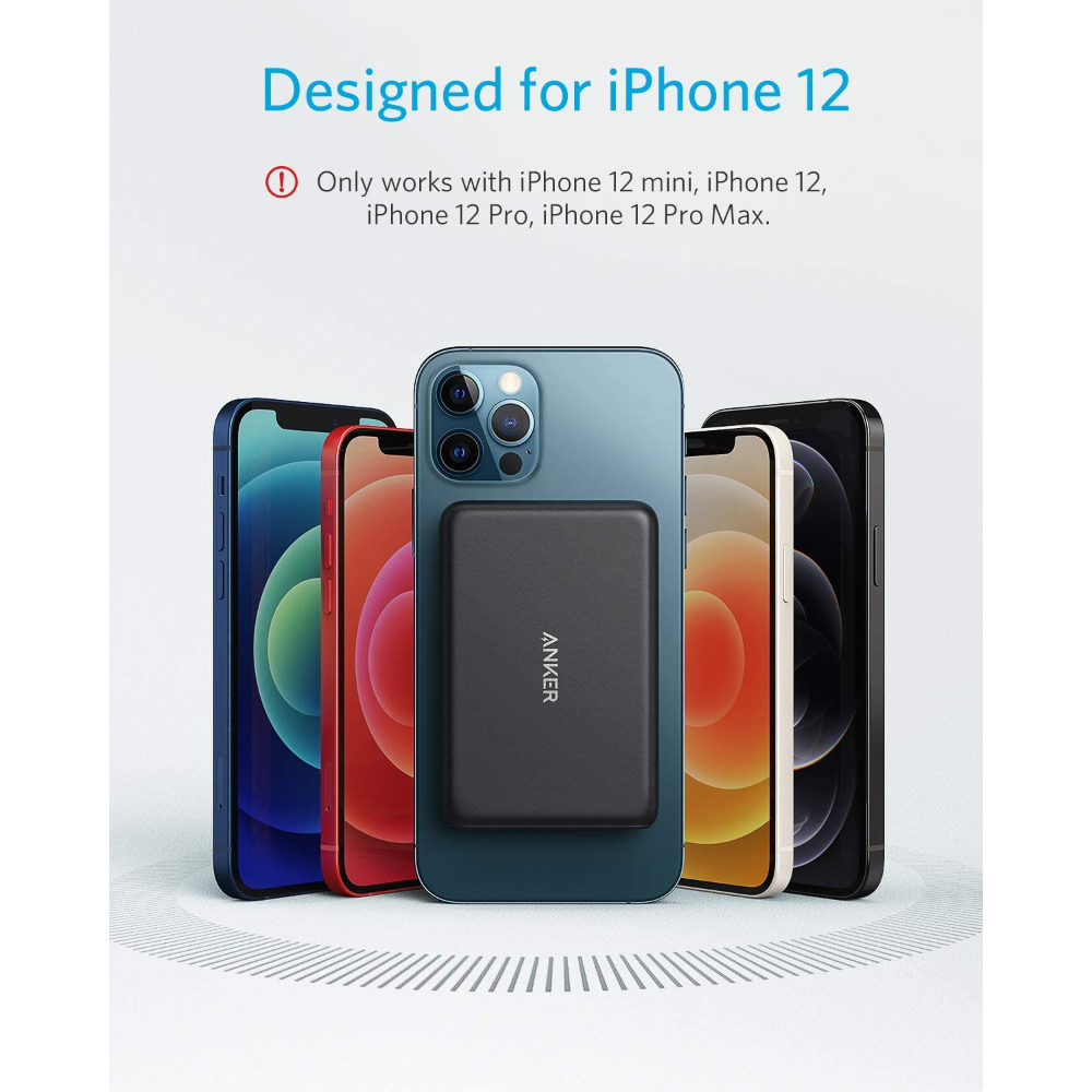 Anker PowerCore Magnetic 5K Power Bank para iPhone 12 al 16