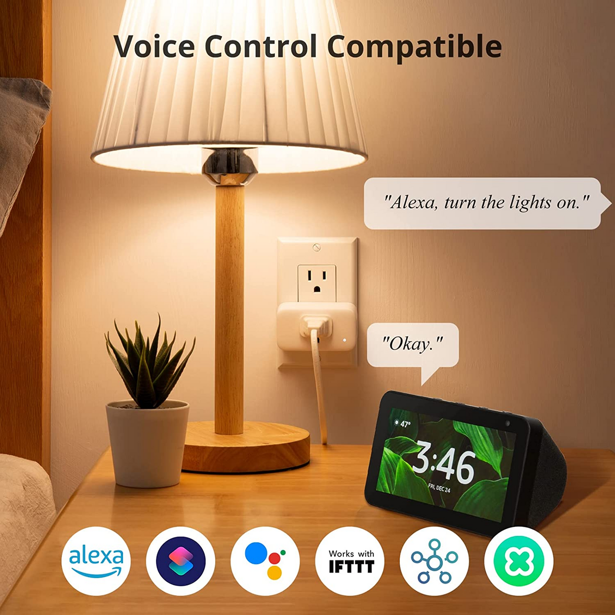SwitchBot Plug Mini Enchufe Inteligente 15A WiFi Funciona con Alexa y Google