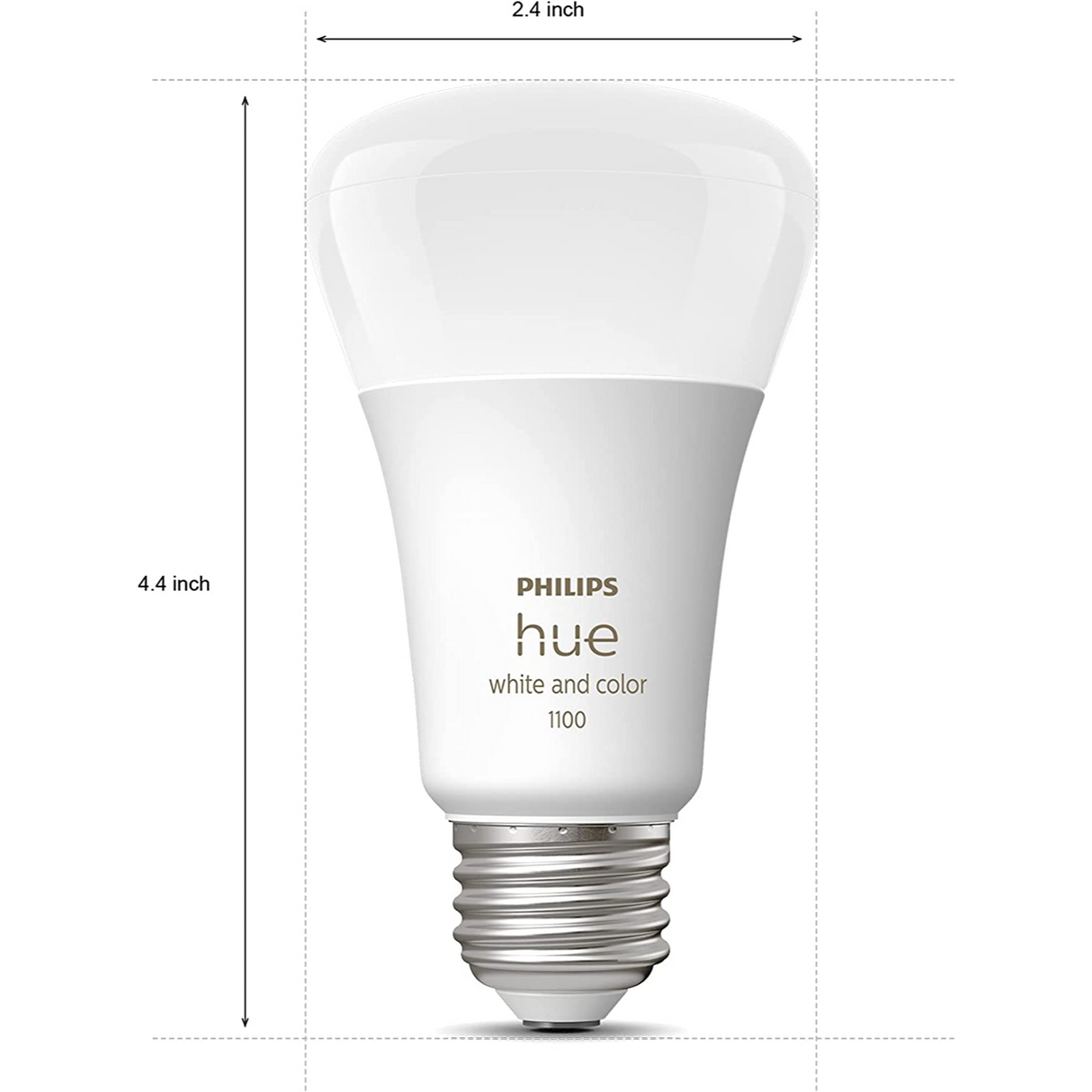 Philips Hue White and Color Foco A19 1100 Lúmenes Bluetooth & Zigbee Funciona con Alexa y Google