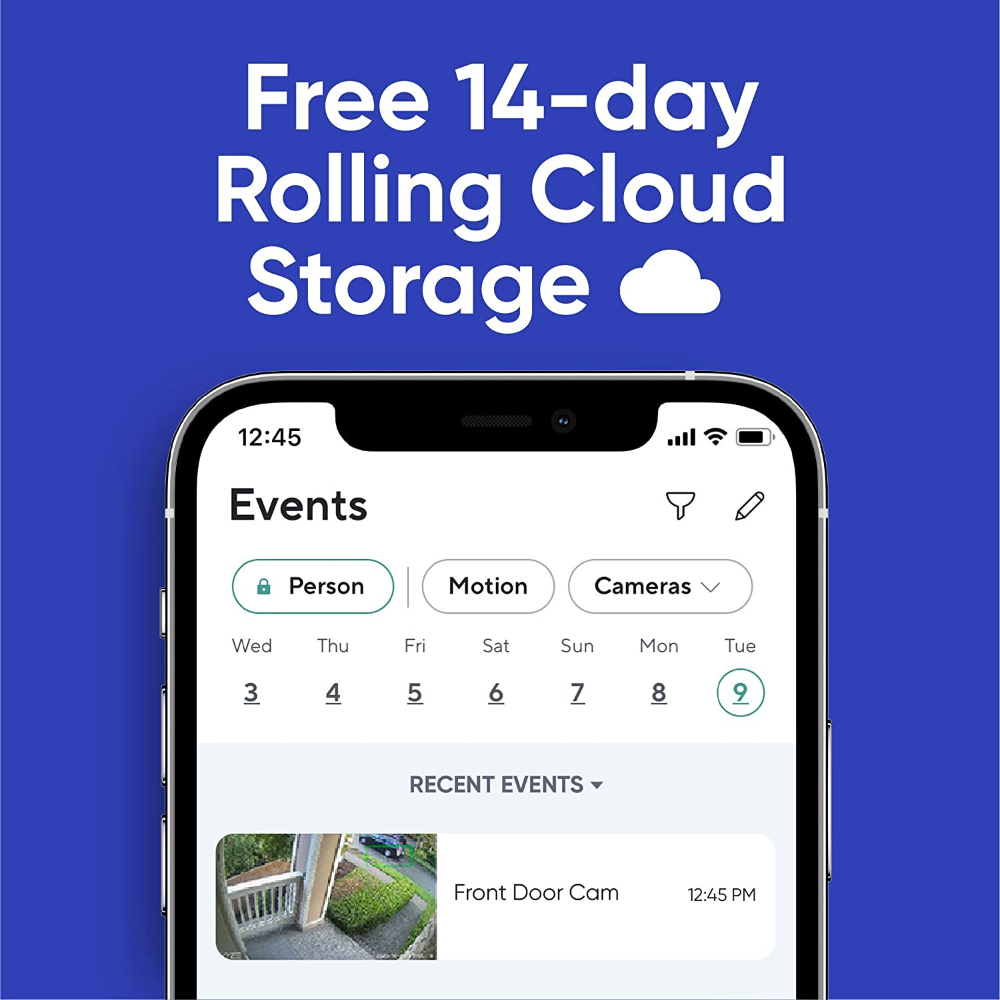 Wyze Cam V3 1080p HD cámara interior y exterior con visión nocturna en color, audio de 2 vías, funciona con Alexa & Google Assistant