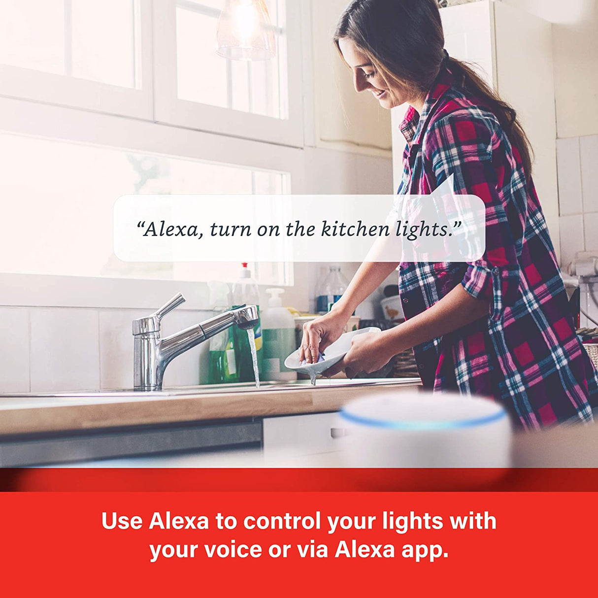 Foco Smart Sengled 800LM Luz Blanca Bluetooth 2700K, 8.7W (60W Equivalente) Funciona con Alexa