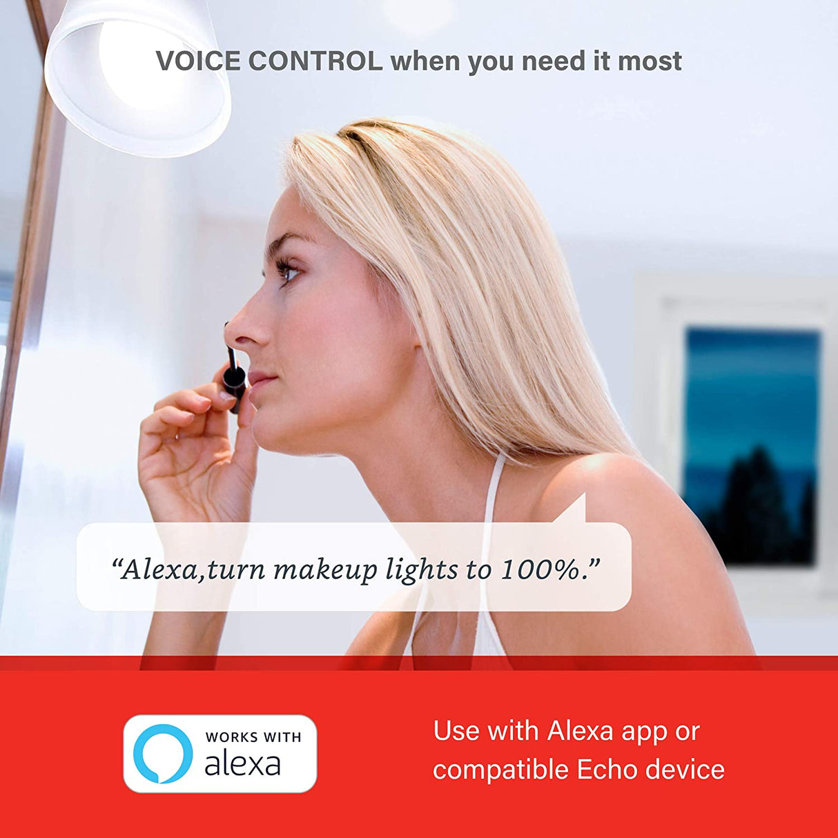 Foco Smart Sengled 800LM Luz Diurna 5000K, 8.7W (60W Equivalente) Bluetooth Funciona con Alexa, Pack de 2