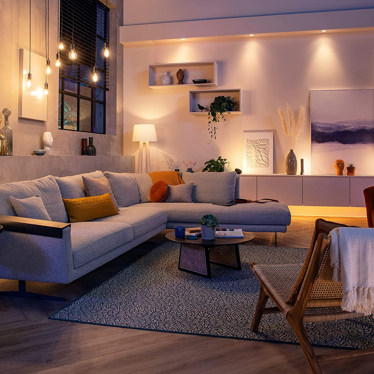 Philips Hue White Foco A19 1100 Lúmenes Bluetooth & Zigbee Funciona con Alexa y Google