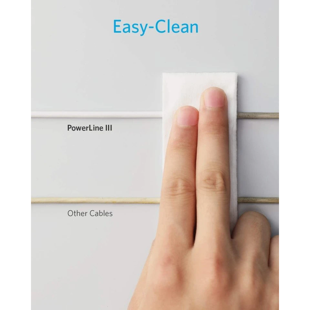 Anker Powerline III Cable 1.8 Metros USB-C a USB-C 100W Carga Rápida